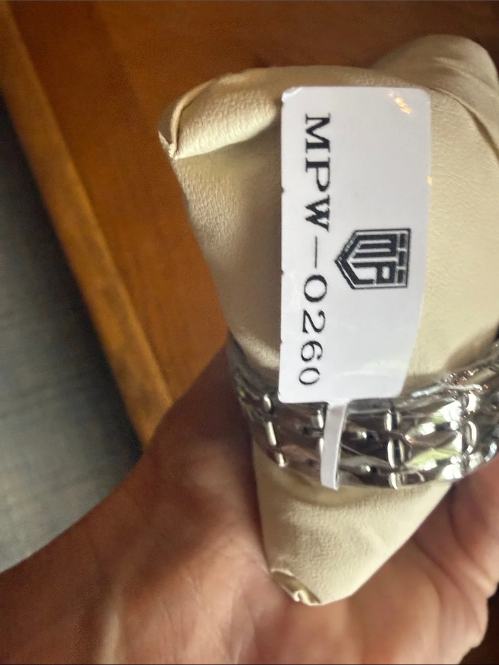 Silver-Tone Women's Bracelet Watch New in Box w Plastic